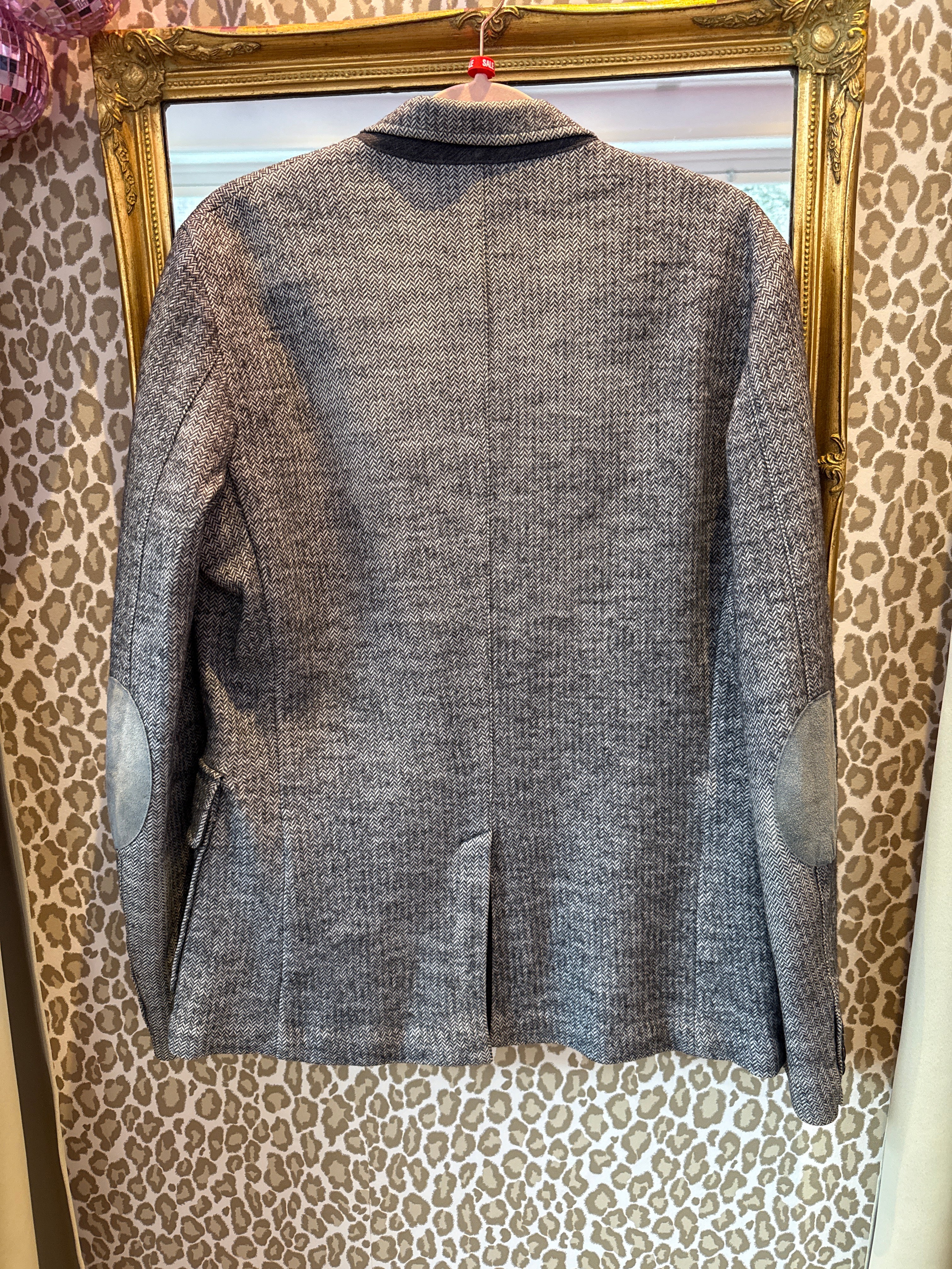 Grijze blazer maat M