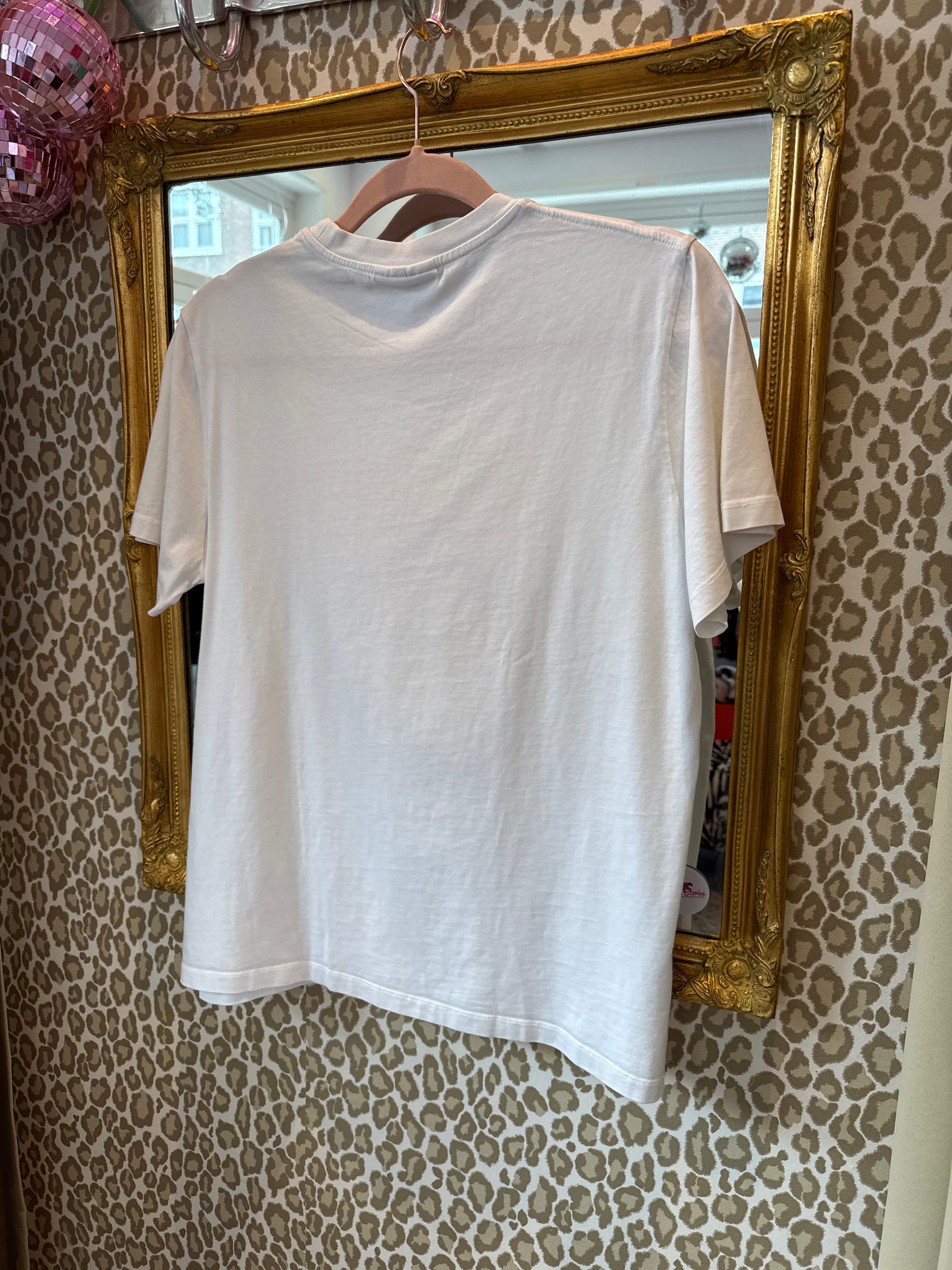 Ganni t-shirt maat S