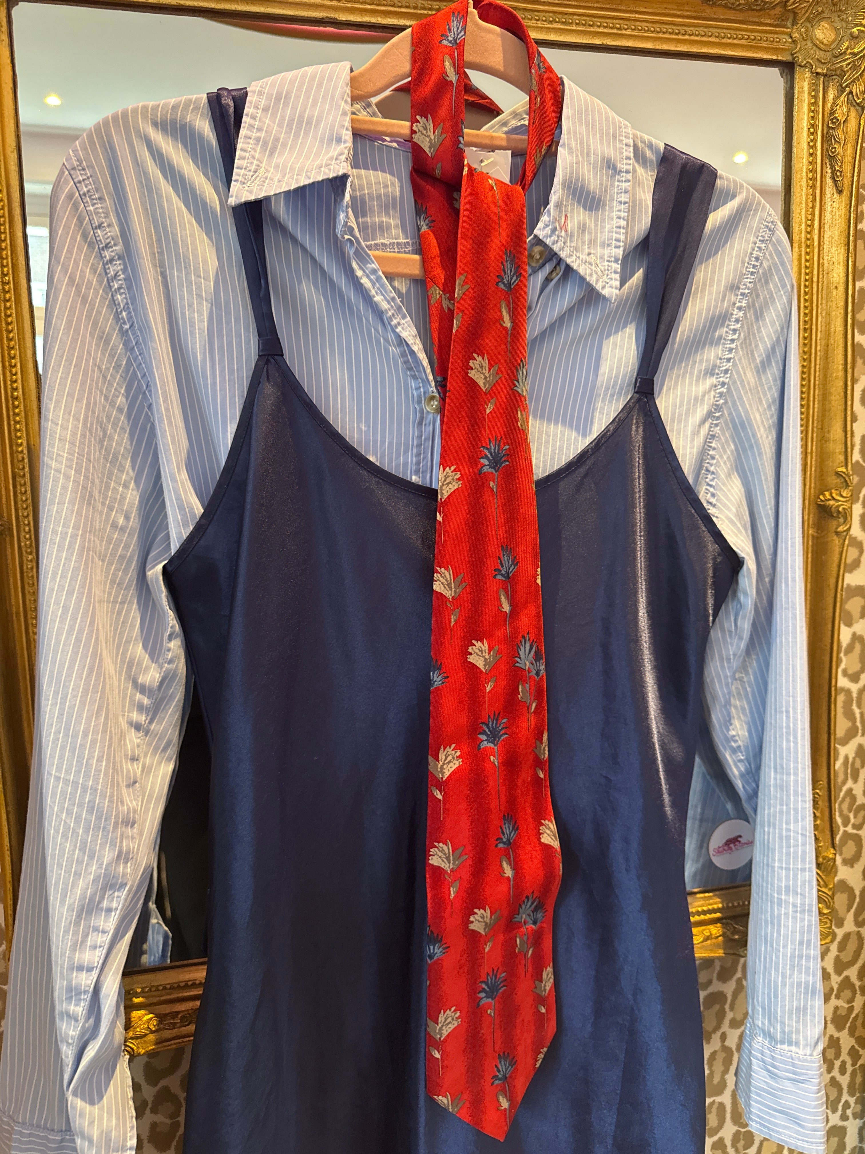 SuperSet: overhemd, stropdas en jurk maat M