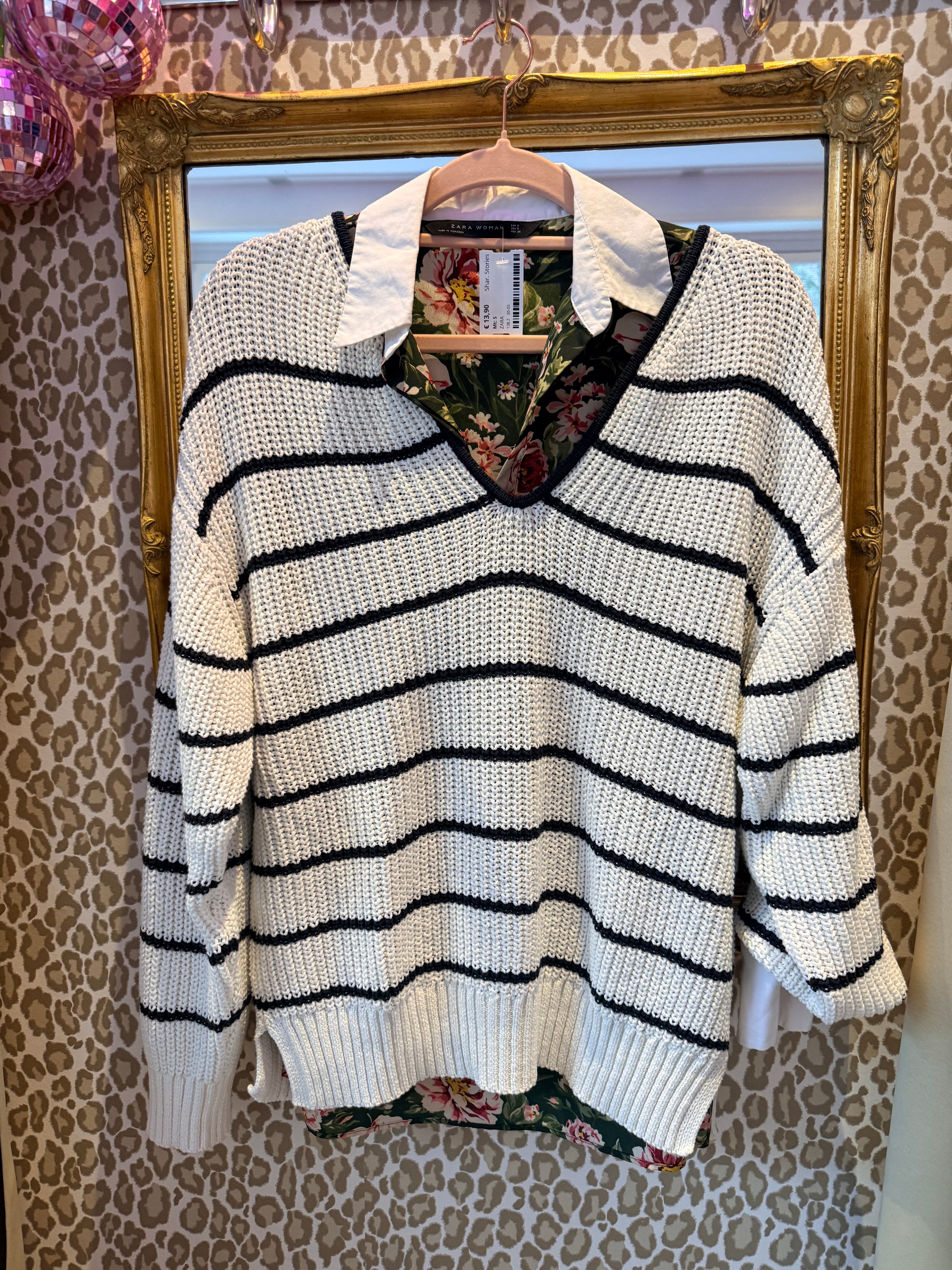 SuperSet: trui en overhemd maat S