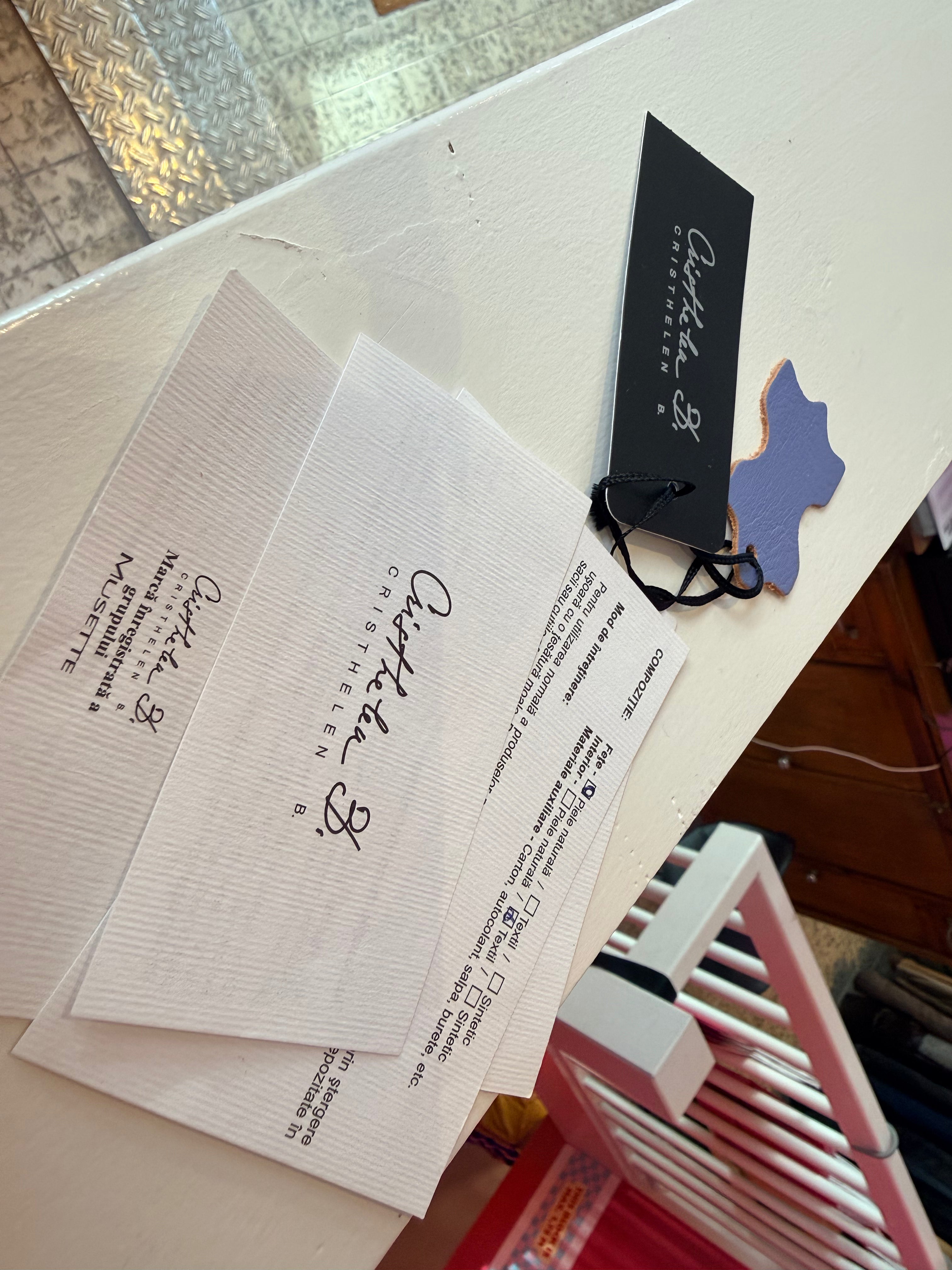 Christhelen B. leren tas