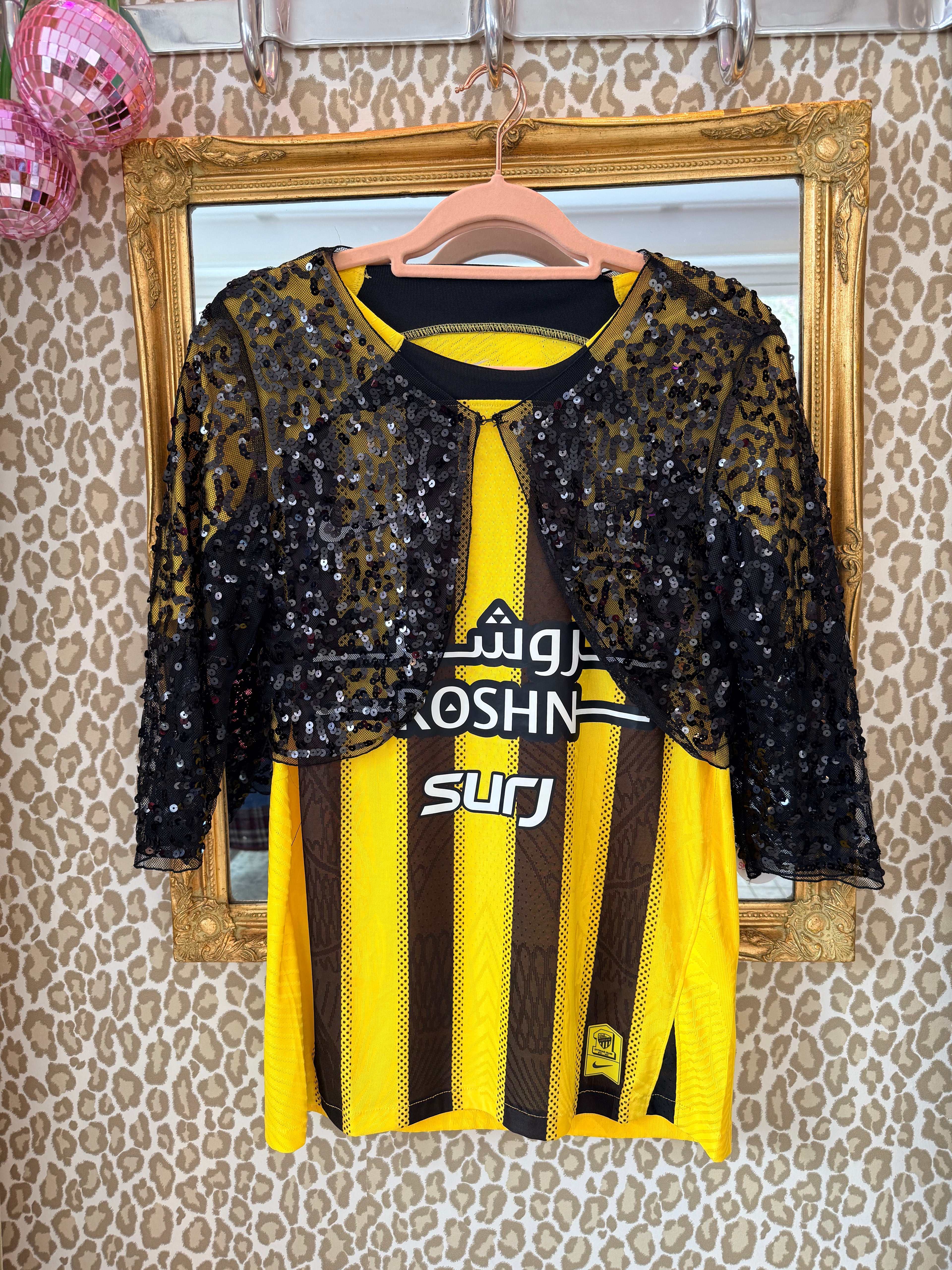 Glitter bolero  maat S/M